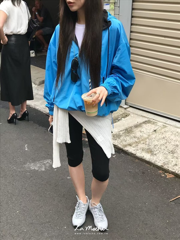 運動風連帽涼感上衣